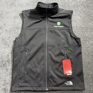 The North Face Ridgewall Vest Men's Size Medium Black Full Zip Company Logo NWT